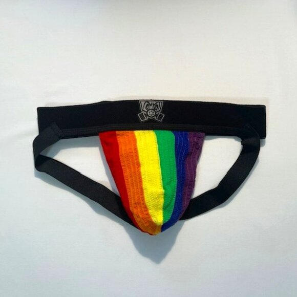 FORT TROFF Size "S" PRIDE MVP Athletic Supporter- Black/Gray/White - Jock - Picture 10 of 10